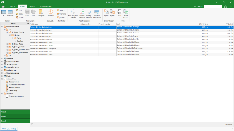 Automatically changed prices