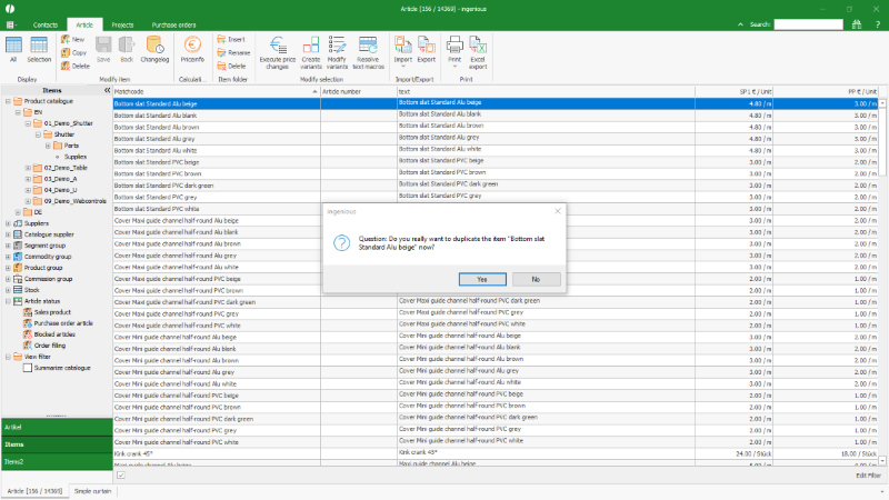 Click to Enlarge Dialogue for copying an article