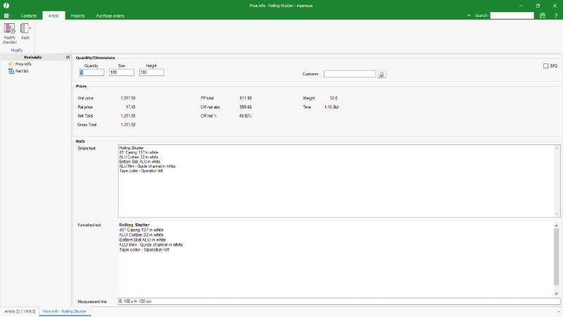 Click to Enlarge Price info of a part list product