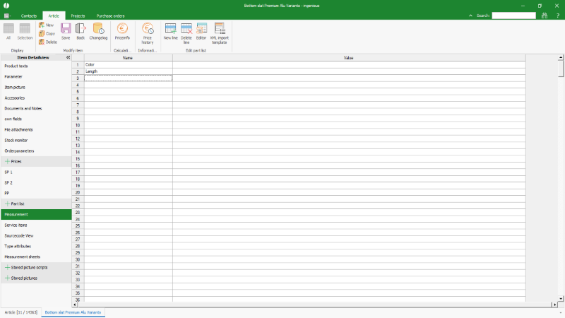 Click to Enlarge Define type attributes of an article
