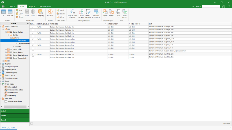 Click to Enlarge Imported articles