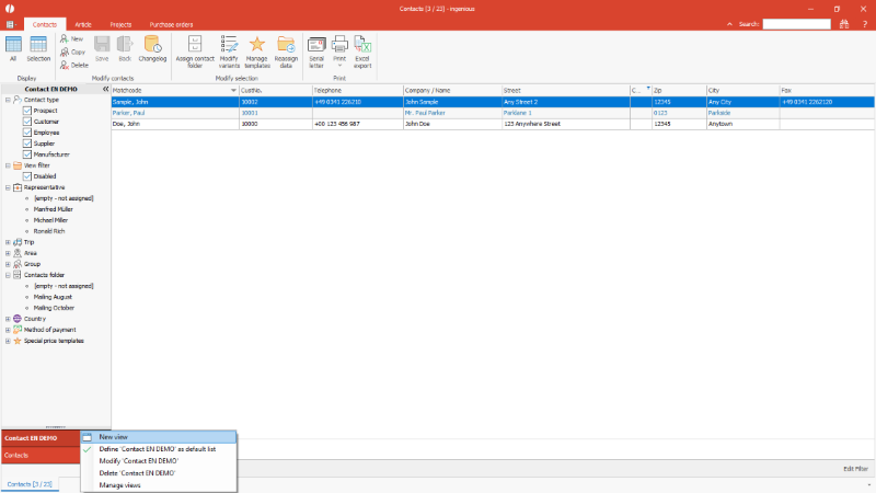 Click to Enlarge Create new list view