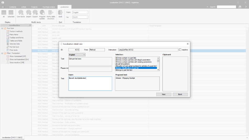Translation assistance