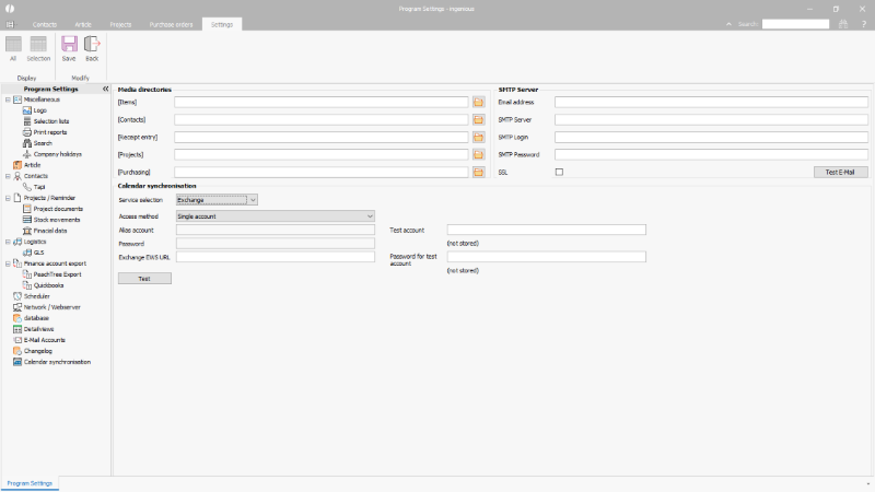 Click to Enlarge Configuration of the network and web server options