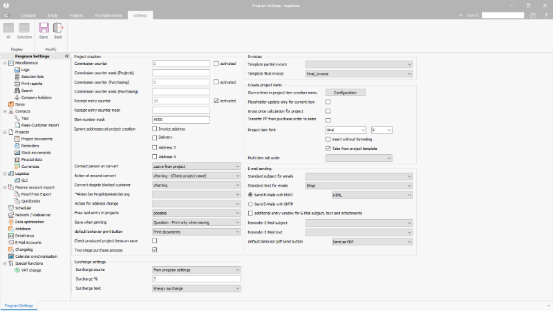 Click to Enlarge Activation of partial deliveries