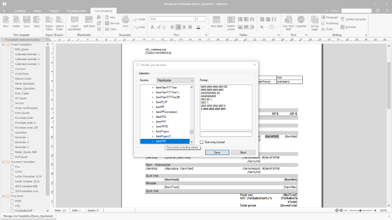 Click to Enlarge Placeholder options